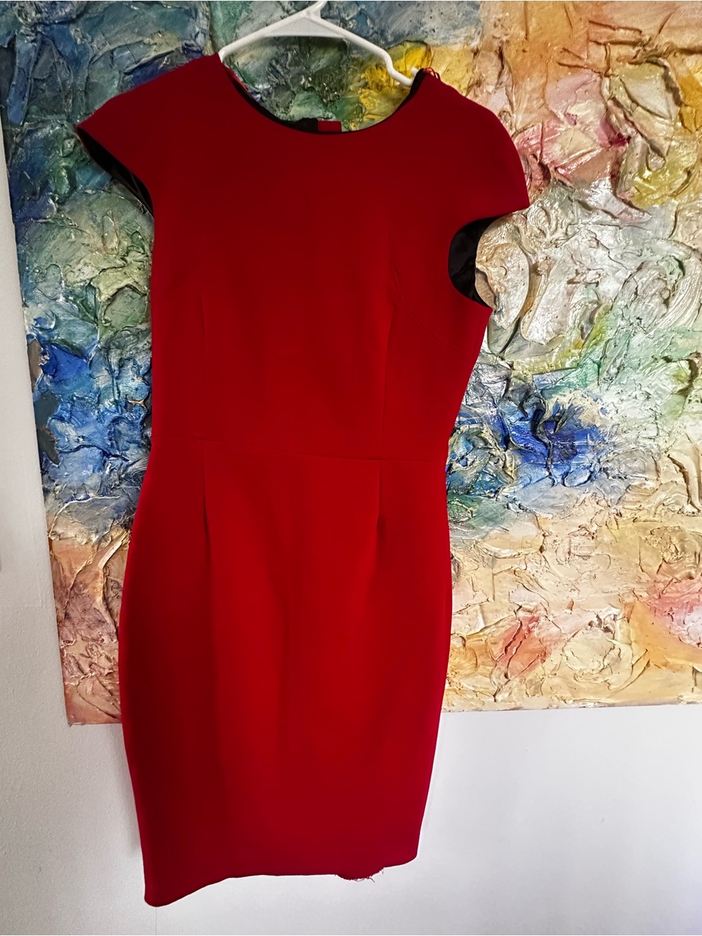 Zara Red Sheath Dress